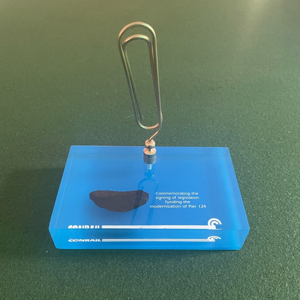 Conrail Pier 124 Commemorative Paperweight